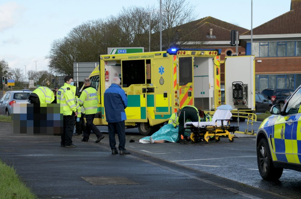 Melksham Road Partially Blocked As Emergency Services Respond To Motorcycle Crash