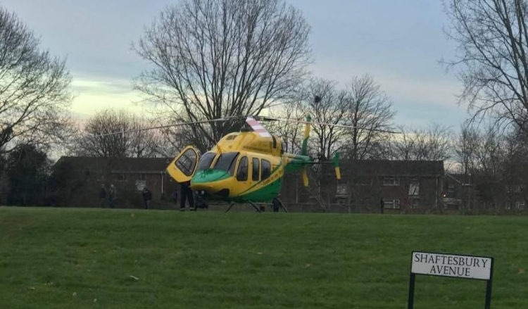 Man passes away despite Wiltshire Air Ambulance medics' efforts in Swindon