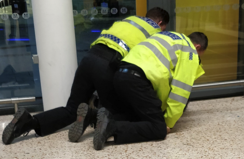 Man Restrained By Police After Damaging Ambulance In Swindon Town Centre