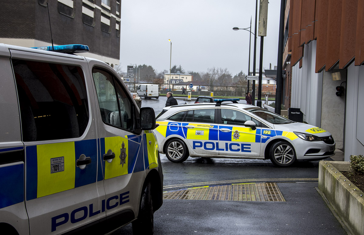 Suicidal person brought down from edge of car park in Swindon town centre