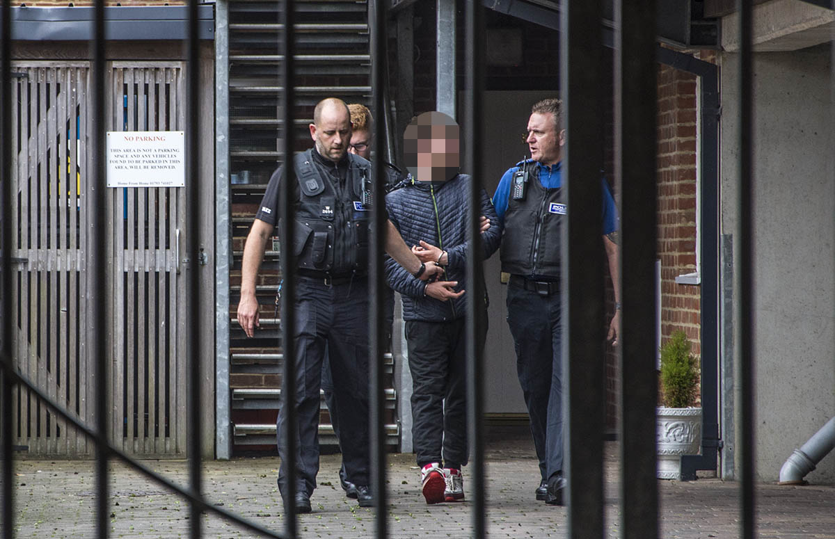 Arrest Made As Police Officers Carry Out Drugs Raid At Flat Overlooking Swindon Park