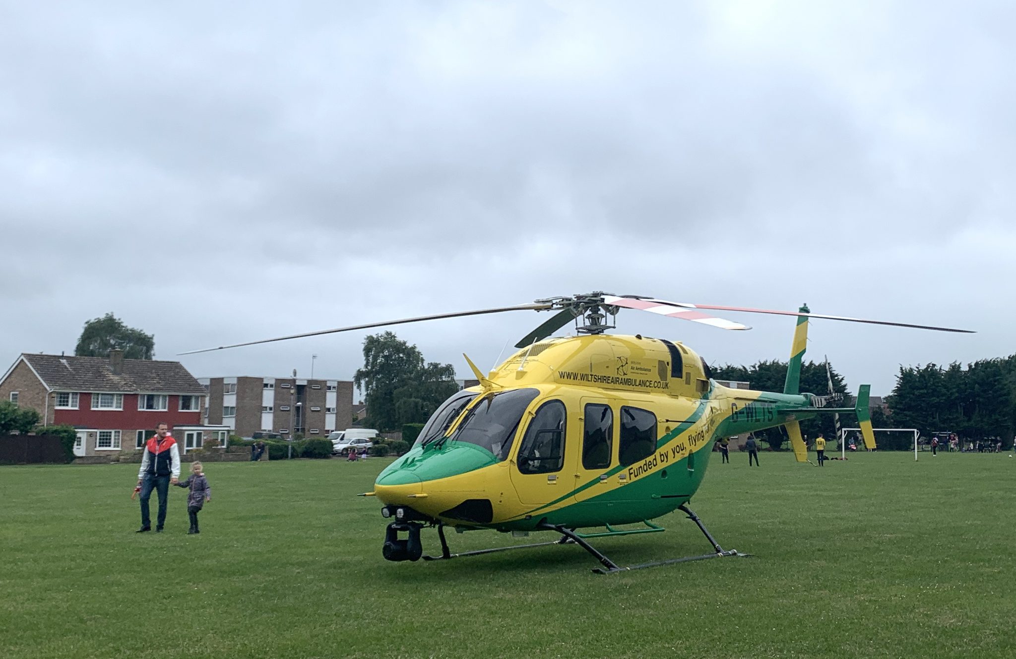 Wiltshire Air Ambulance lands in Royal Wootton Bassett for medical ...