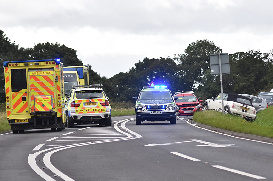 A46 Near Wiltshire Closed In Both Directions Following Three Vehicle Crash