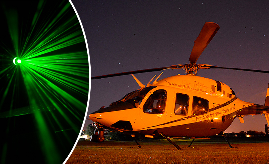 Wiltshire Air Ambulance Forced To Abort Landing After Laser Attack In ...