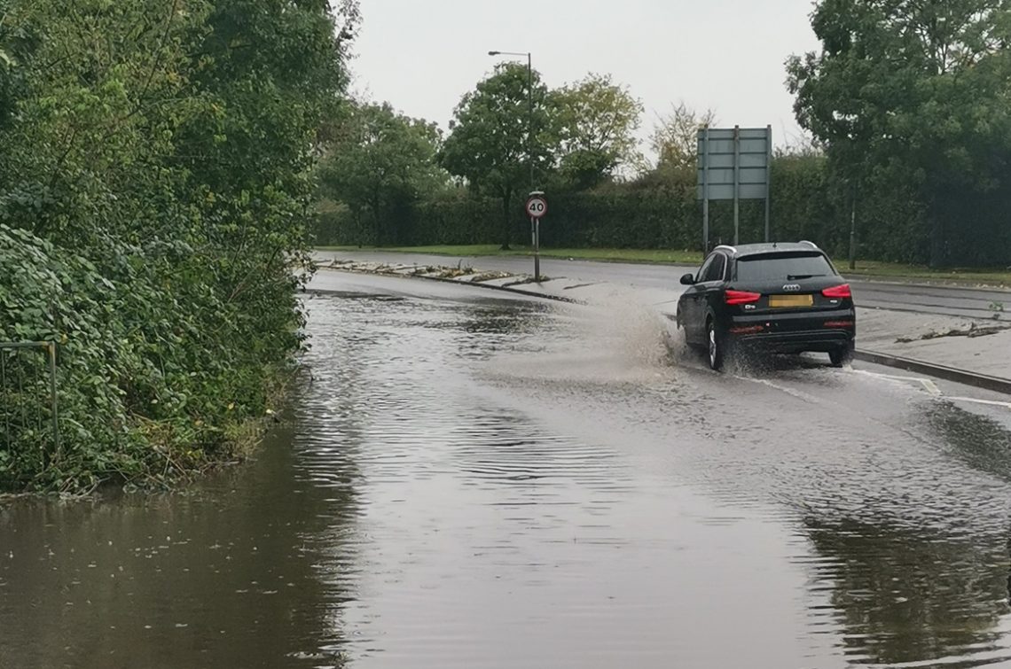 Council partially close two of Swindon's main roads as Storm Alex