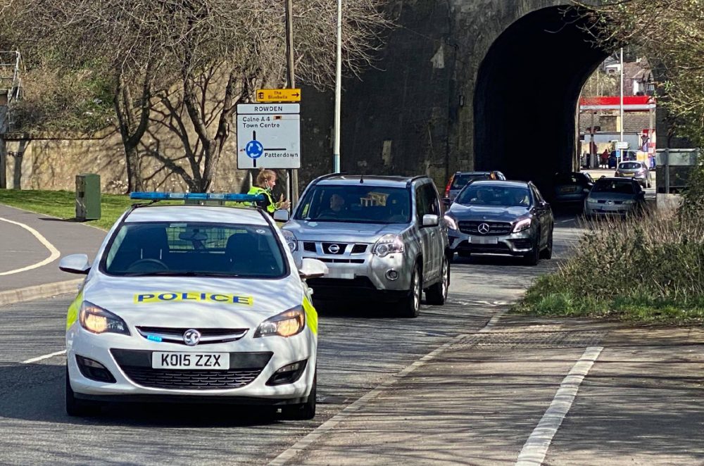 Motorists Ignore Police Road Closure Put In Place At Chippenham Crash