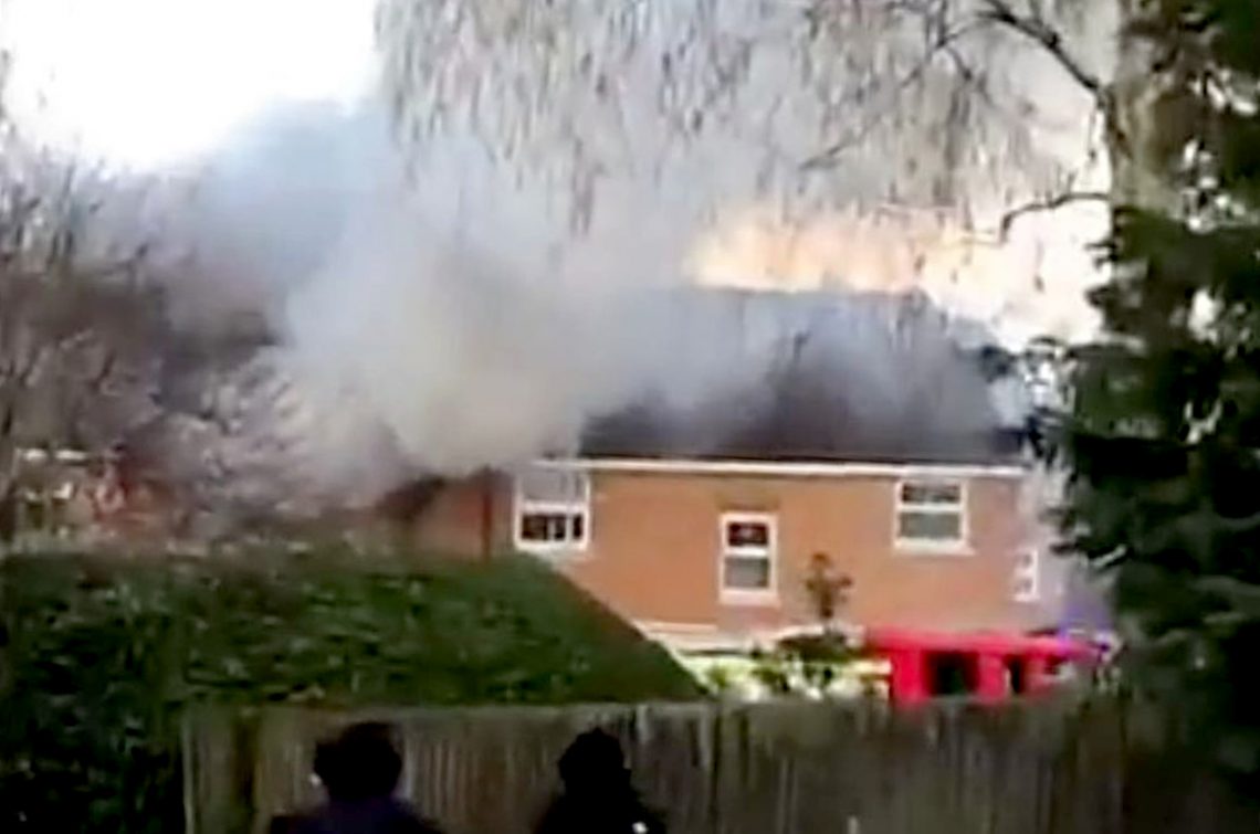 Road Closed As Four Fire Crews Battle Serious House Blaze In Devizes