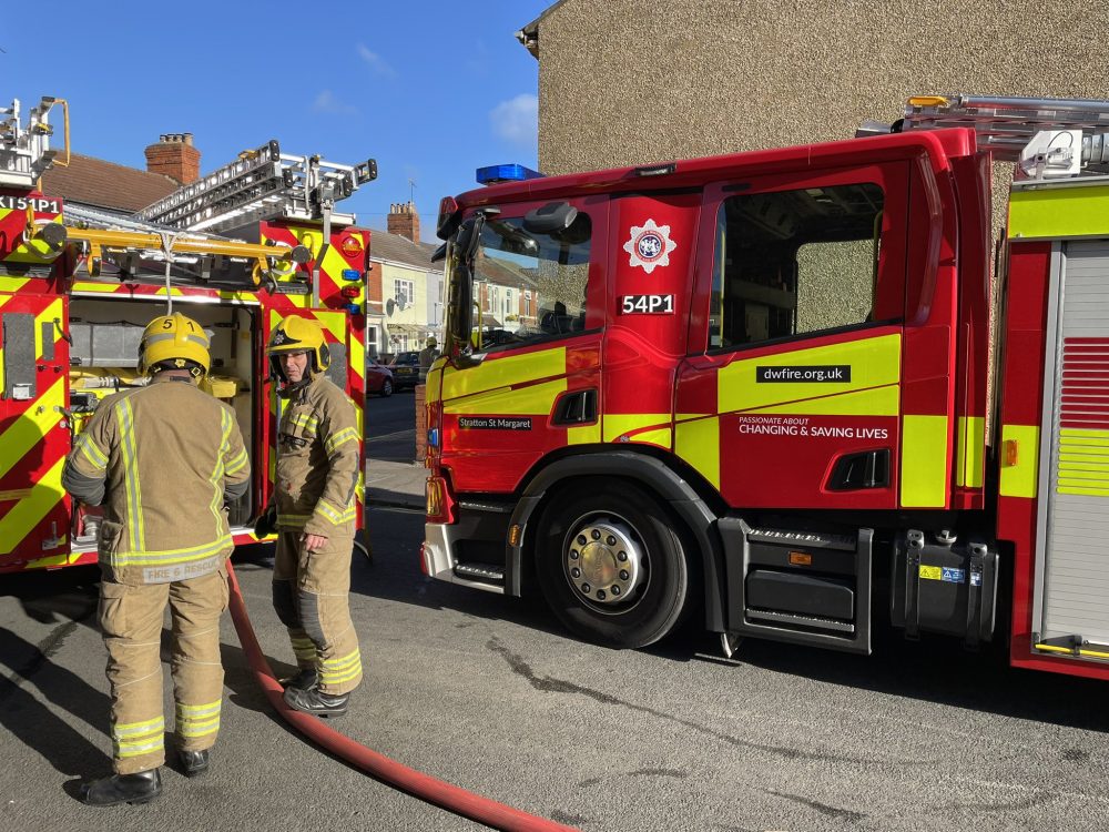 Swindon Town Centre Road Shut As Four Fire Engines Attend House Blaze