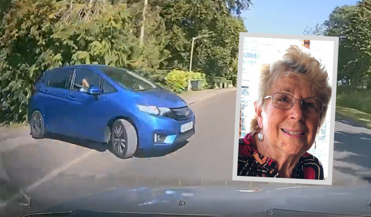 Dashcam Captures Moment Woman, 78, Causes Dramatic Crash - Before ...