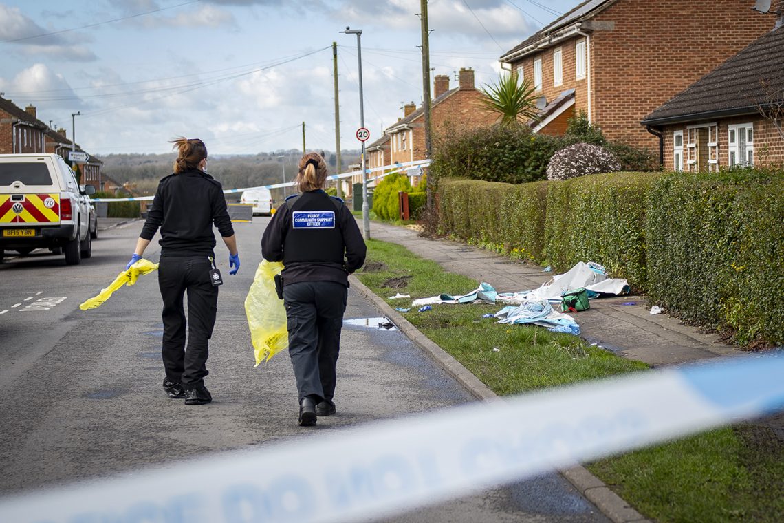 Huge crime scene in Trowbridge as man left with 'significant injury' in ...