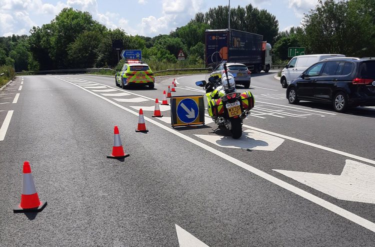 M4 in Wiltshire closed by police after serious road traffic collision