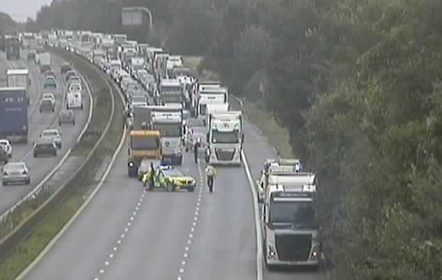 M4 closed westbound as emergency services respond to crash