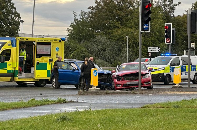 Two Car Crash Causes Severe Traffic Delays On Major Swindon Route